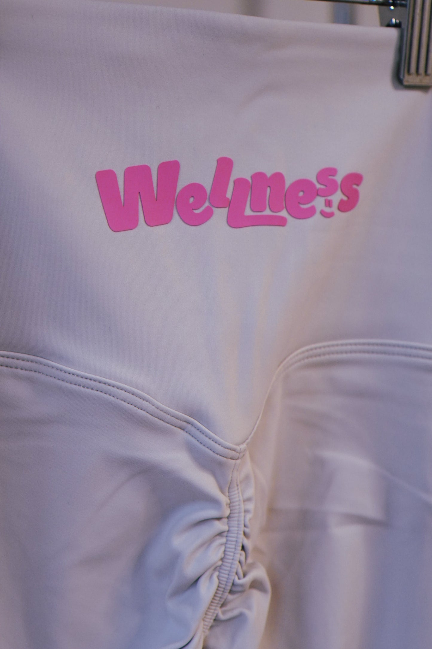 Bfw White and Pink logo Leggings